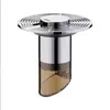 Ralo de piso à prova de odor para cozinha, ralo de piso com núcleo flutuante para banheiro, ralo de banheiro com design anti-retorno, ralo pop-up, plugue de filtro para pia