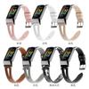 Adecuado para Correa de Reloj Fitbit Charge5, Correa de Cuero con Apertura de Cola Puntiaguda, Correa de Cuero de Estilo Deportivo a la Moda