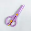 Tesoura de segurança toda de plástico tesoura de mola para corte de papel de artesanato infantil não machuca as mãos tesoura pequena DIY para jardim de infância tesoura por atacado