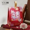 Nueva Caja de Dulces para Boda Estilo Chino 2026, Caja Especial para Recuerdos de Boda, Caja de Papel, Caja Vacía, Bolsa de Dulces para Boda, Caja de Empaque para Dulces