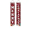 Amazon Transfronterizo Nuevo Couplet Navideño Decoración para Fiesta Navideña Bandera Colgante de Atmósfera Decoración de Porche Cascanueces