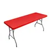 Funda de Mesa Elástica Media Paquete de Seda de Leche Transfronteriza Mantel Elástico Protector de Mesa Cubierta a Prueba de Polvo Decoración Fiesta Banquete