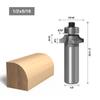 Cortador de ângulo redondo para carpintaria Fresa para carpintaria Cortador de entalhe Máquina de corte Cabeça de corte R Cortador de chanfro Máquina de gravação Cortador de gongo