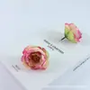 Exquisita Cabeza de Flor de Peonía DIY Hecha a Mano Artificial Falsa Flor Accesorios para el Cabello Retro Pasador Decoración de Flor Accesorios para Ropa Accesorios de Fotografía