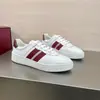 Nuevos Zapatos Deportivos Casuales para Hombre B's de Cuero Genuino Clásico Transpirables con Costuras de Corte Bajo Cordones Color Contrastante Zapatos para Hombre