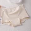 Pantalones bóxer de seguridad de algodón para niñas, de cintura media, antibacterianos, con entrepierna extendida, tipo A, 2 en 1, nuevo estilo 2025, sin Pp~10A