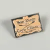 Crachás de metal e plaquinhas de nome personalizados, produção em massa acelerada para eventos de aniversário corporativos e escolares, broches e medalhas com logotipo comemorativo