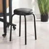 Banqueta com Frete Grátis, Banqueta Redonda Fashion, Banqueta Alta Redonda Empilhável Doméstica, Banqueta Redonda de Aço Inoxidável e Ferro, Banqueta de Mesa de Jantar, Banqueta em Conjunto, Banqueta de Lazer