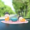 Adornos combinados de Buda Bendito Pequeño para Coche, Decoración de Consola Central, Tathagata Guanyin, Adornos Pequeños de Escritorio, Muñeco de Buda