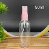 Frasco Borrifador Transparente 100ml Frasco Plástico 80/120ml Frasco Borrifador Pet Frasco Dispenser de Água Cosmético Frasco Borrifador Desinfetante