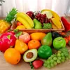 Manzana Plátano Uva Sandía Falsas Modelo Juguete Educativo Infantil Decoración Exhibición Fruta Verdura Plástico