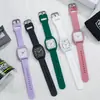 2025 Novo Produto Criativo de Alto Valor Pulseira de Silicone Relógio de Estudante Simples Nicho Feminino Relógio de Quartzo Atacado