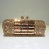 Suministro Transfronterizo de Bolsos de Mano Clutch Amarillo Limón con Pedrería para Mujer, Carteras Incrustadas con Diamantes, Exportación de Bolsos de Cena Europeos y Americanos