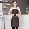 Delantal para Catering con Impresión de Logo, Impermeable y a Prueba de Aceite, Adecuado para Uso Doméstico, Uniformes de Camarero para Mujeres y Hombres