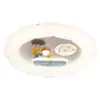 Lámpara de techo para dormitorio Daguanyuan, lámpara de dibujos animados moderna y minimalista, lámpara creativa y personalizada de espectro completo para protección ocular para habitación infantil 598L