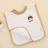 Toalla de Lavar para Niños Bebé Impermeable Anti-Suciedad Resbaladiza Multifuncional Babero de Comedor para Bebé Cepillo para Lavar la Cara Cepillo Babero