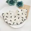 Categoría un Babero de Bebé Algodón Puro Tela de Gasa de 4 Capas Babero para Bebé Recién Nacido Niña Babero Anti-Manchas Dibujo Animado Encaje Toalla de Saliva