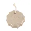 Nova Pedra para Calos nos Pés Redonda de Renda Placa Dupla para Esfregar Pés Mãos Calosidades da Planta do Pé Pedra-pomes Esfoliante Pedra Vulcânica