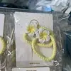 Pinza para el Cabello de Plumeria Clip de Verano Nuevo Accesorio para el Cabello de Playa Pinza de Celebridad de Internet Pinza de Tiburón en la Parte Posterior de la Cabeza Gorro Dai
