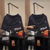 Shorts Casuais Masculinos Novos de Verão, Leves, Respiráveis, de Alta Qualidade, Luxo Leve, Cores Contrastantes, Soltos, High-End, Simples