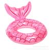 Anillo de Natación para Niños Cola de Pez Sirena Agua Inflable Anillo de Natación Colorido Seguridad Sirena Infantil Anillo de Natación