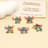 Dibujos Animados Stitch Accesorios para Joyería DIY Colgante de Aleación con Goteo de Aceite Llavero Cadena para Teléfono Móvil Colgante de Collar Colgante