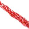 Cuentas de cristal de diamante facetado de 4 mm, cuentas de vidrio, cuentas hechas a mano DIY, material de cuentas sueltas, accesorios para el cabello, accesorios