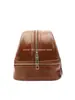 Bolsa de Tocador de Cuero RPET Japonés y Coreano Bolsa de Almacenamiento de PU de Doble Capa Bolsa con Cremallera de Maquillaje de PU de Doble Capa Fábrica Personalizada