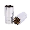 Chave de Soquete Estendida Personalizada 1/2 Grande para Parafusos de Cabeça Cilíndrica 8-32mm Ferramenta de Soquete Sextavado Estendido Catraca Soquete Espelhado