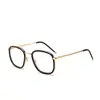 Estilo Ex Caja Todo Incluido Marco de Metal para Gafas Gafas Coreanas Anti-azul Gafas para Teléfono Móvil de Mujer Gafas Planas