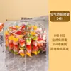 Parrilla para freidora de aire doméstica de acero inoxidable 304 con adhesivo vertical para colgar en el horno, parrilla para brochetas, soporte para brochetas
