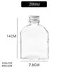 Botella de Vidrio con Flor Flotante Aceite Mineral Botella para Espécimen Vegetal DIY Botella Flotante Botella de los Deseos Botella Decorativa Botella de Vidrio