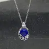 Películas y TV europeas y americanas periféricos The Vampire Diaries anti-luz diurna plata chapada Catherine collar de piedra natural fabricantes venta al por mayor directa