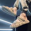 Sandalias para Hombre 2024 Verano Dos Usos Deportes Zapatos de Playa Antideslizantes para Exterior Sandalias y Pantuflas Suela Blanda Pantuflas Casuales Pantuflas para Hombre