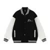 Chaqueta de Béisbol Bordada Estilo Retro Americano Tendencia Nacional para Hombres y Mujeres, Chaqueta Versátil de Bloques de Color Estilo Universitario para Parejas