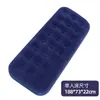 Cama inflável de flocado de PVC dobrável de viagem, almofada inflável dobrável portátil, acampamento ao ar livre, cama de ar para casa, fabricantes, atacado