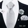 Corbata para Hombre, Pañuelo Cuadrado, Gemelos, Broche Set de 4 Piezas para Banquete de Negocios Decoración de Traje Camisa Corbata de Moda Fábrica Shengzhou