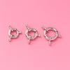 Joyería Hecha a Mano de Plata 925 Hebilla de Ampolla Hebilla de Luz de Luna Accesorios DIY Hebilla de Resorte Hebilla de Placa Direccional Conector de Collar de Cuentas de Buda