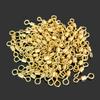 Anel feminino dourado conector de 8 anéis anel de letra competitivo material de pesca equipamento de pesca gadgets atacado em massa