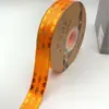 Fita de Bronzeamento Termofixa com Padrão de Coroa Bilateral de 2,5cm Fita de Poliéster Fita Yum Material para Impressão