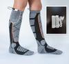 Calcetines eléctricos de esquí, calcetines calefactores para pies completos, calcetines calefactores cálidos con carga USB, calcetines eléctricos de esquí