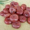 Pingente Jade Jade Maple Vermelho Nicho Luxo Leve Flor de Pessegueiro Infusão Fivela Segura Pingente de Jade Atacado