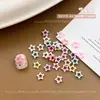 Decoraciones de Arte de Uñas Corazón de Azúcar Hueco Macarrón Estrella de Cinco Puntas Verano Flor Dopamina Resina Pedrería Decoración de Uñas