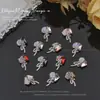 Joyería para Uñas Cyber Celebre Mariposa Camelia Corazón Torcido Montón Diamante Perla Maillard Aleación Accesorios para Uñas Flor Diamante Bola