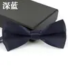 Pajarita Formal Británica para Novio y Padrinos de Boda para Hombre Pajarita Borgoña Negra para Hombre Británico