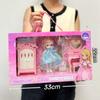 Caja de Regalo Set Barbabi Muñeca Institución de Entrenamiento Regalo Muñeca Niña Muñeca Princesa Ciudad de Arcade Regalo
