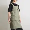Avental Japonês Estilo Coreano com Múltiplos Bolsos, Impermeável, Secagem Rápida, Moderno, Adulto, Resistente a Óleo, Durável, com Tiras, Leve, Respirável, Loja de Fábrica