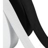 Banda Elástica Personalizada de Fábrica de 3cm Blanca y Negra Elástica de Alta Elasticidad Poliéster Accesorios para Puesto de Ropa Venta al Por Mayor Banda Elástica de Crochet