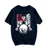 Nueva Camiseta de Manga Corta Casual Deportiva Periférica de Animación de Gigante de Ataque a los Titanes