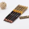 Pluma Doble para Cejas Estampado de Leopardo Barra de Hierro con Cepillo para Cejas Yalai Tres Vías Natural Cinco Colores Buena Pigmentación Fácil de Colorear